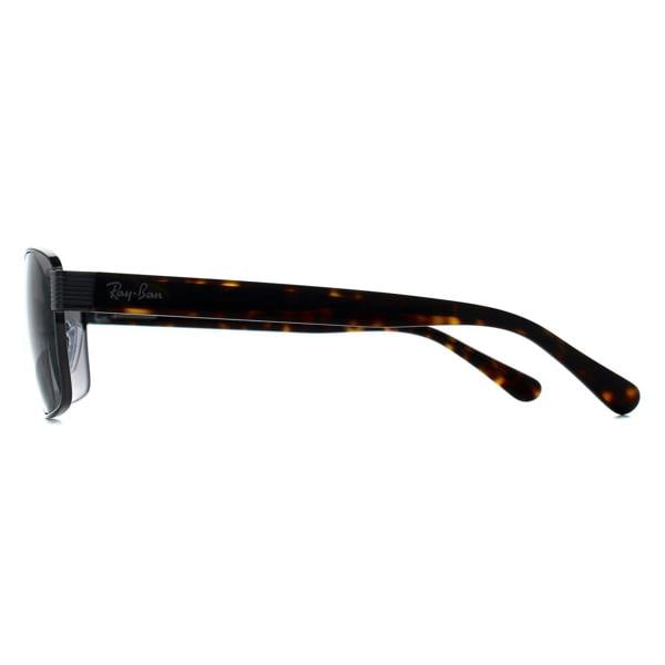 Ray-Ban Sunglasses RB3750 004/B1 Gunmetal Havana Dark Grey