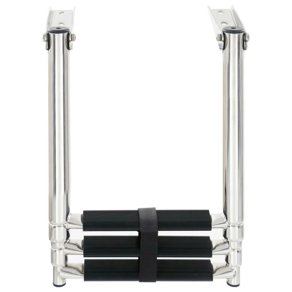 Berkfield Folding Boarding Ladder 3-step Stainless Steel