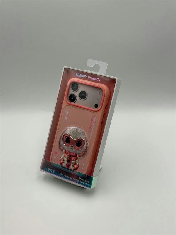 Nimmy Friends Nimmy Cool & Cute 2.0 Rabbit Case with MagSafe for iPhone 17 Pro Max 6.9" Pink - N-KMLL-IP17-PRO-MAX-08-A