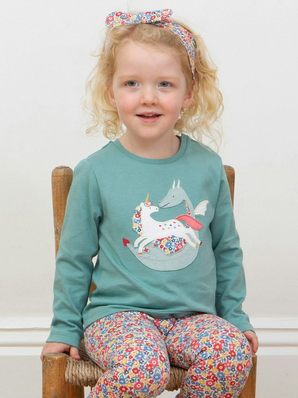 Kite Girls Organic Folktale Friends T-Shirt