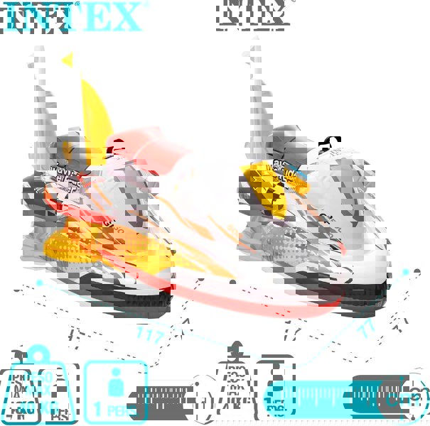 Intex Water Gun Plane and Wave Rider Swimming Pool Ride-On