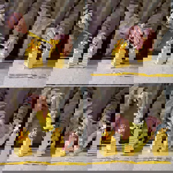 Beeswax Beehive Candle Lit