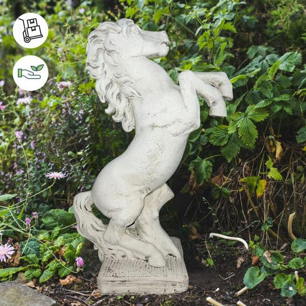 Stunning Medium Rearing Horse Statue