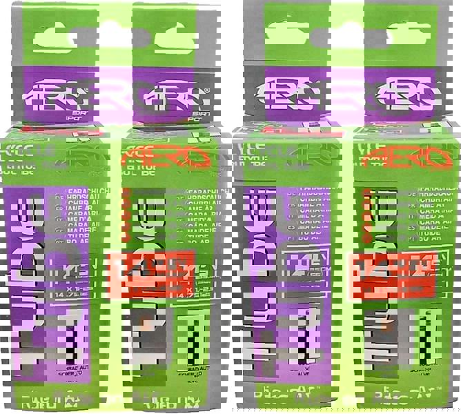 Awe 2 x Butyl Rubber 14" x 1.75-2.125 Inner Tube 500%* Extra Ride Time Schrader Valve