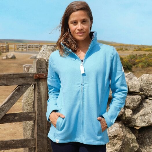Lazy Jacks LJ33 - Ladies Full Zip Sweatshirt - Turquoise