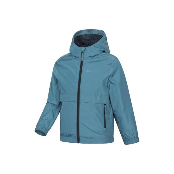 Mountain Warehouse Childrens/Kids Whisper Water Resistant Jacket - Blue - 