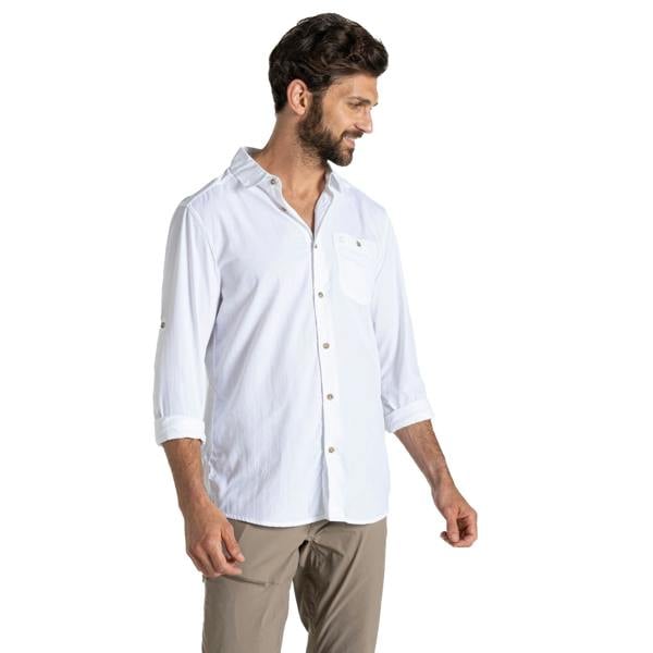 Craghoppers Mens Nuoro II Nosilife Shirt - White - 