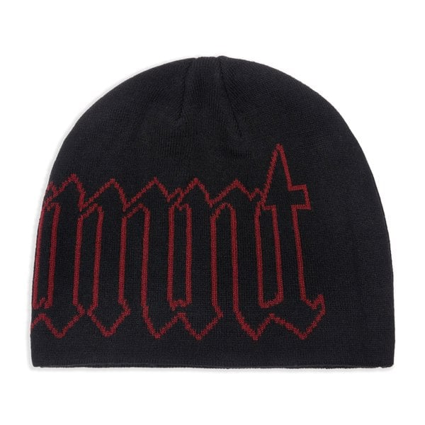 GVNMNT Clothing Co Old English Beanie - Black / Red