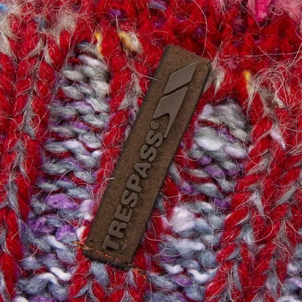 Trespass Womens/Ladies Diandra Knitted Beanie - Red - 
