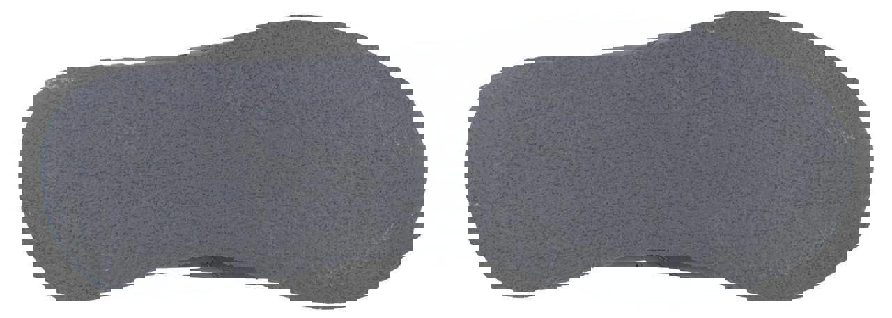 Crown King Mens/Womens Leather Lace Up/Touch Fasten Crown Green Bowls Sports Shoes Trainers, underside view of a grey shoe sole.