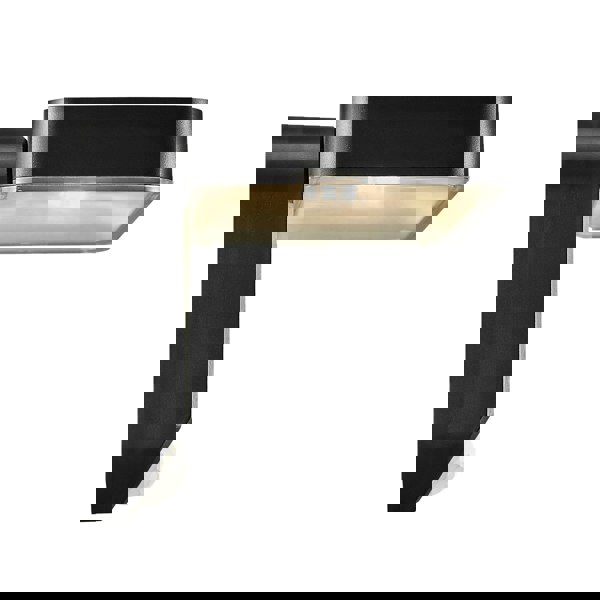 Nordlux Rica Square Solar | Wall light | Black