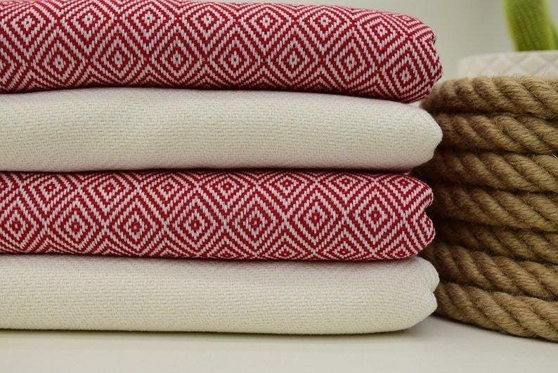 Hammam Turkish Towel Red