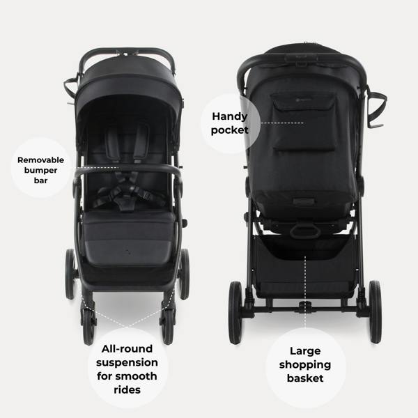 My Babiie MB170 Plus Pushchair - Black