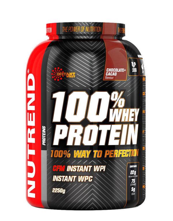 Nutrend 100% Whey Protein, Chocolate Cocoa - 2250g