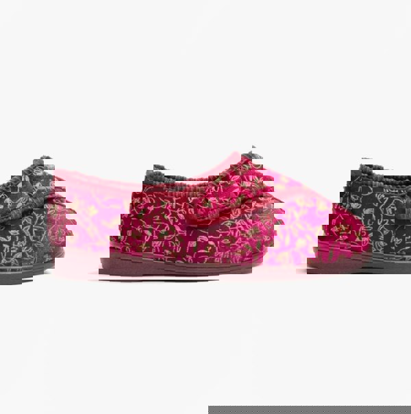 Zedzzz JANICE Womens Full Slippers Wine