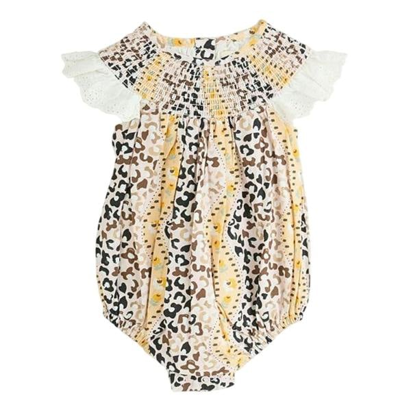 Cath Kidston Baby Girls Broderie Babygrow - Yellow - 