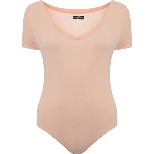 Brave Soul Women's Sage Mamee V Neck T-Shirt