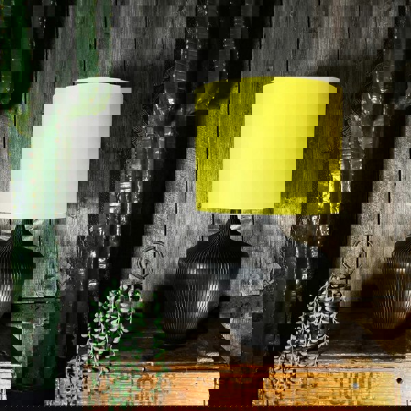 Carbon Deadly Night Shade Silhouette Shade in Acid Yellow - 12" x 10" Light Off