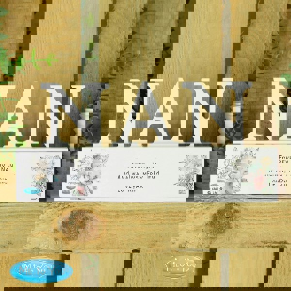 Personalised Memento Company Personalised Me To You Wooden Nan Ornament