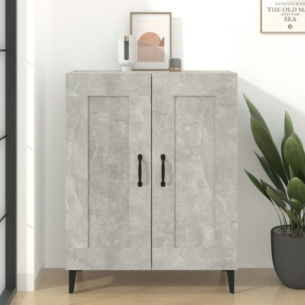 Berkfield Sideboard Concrete Grey 69.5x34x90 cm Engineered Wood