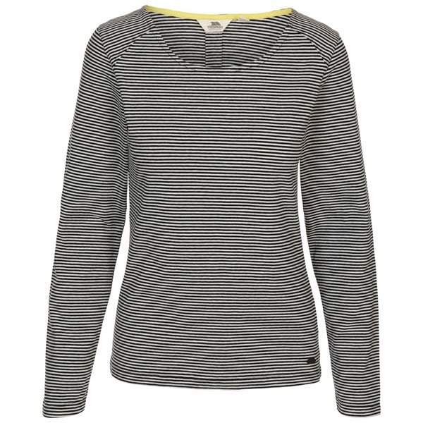 Trespass Womens/Ladies Caribou Casual Top - Black Stripe