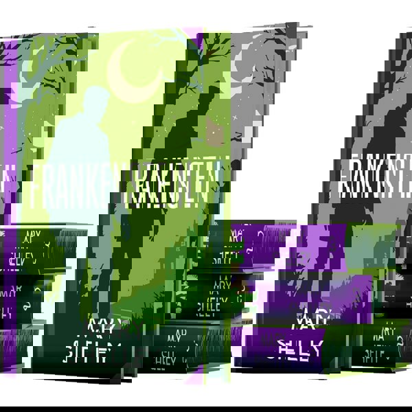 Frankenstein Book, Mary Shelley Books, Frankenstein Novel | Deluxe Hardback Sprayed Edge Edition - Collector’s Classic Gothic Novel