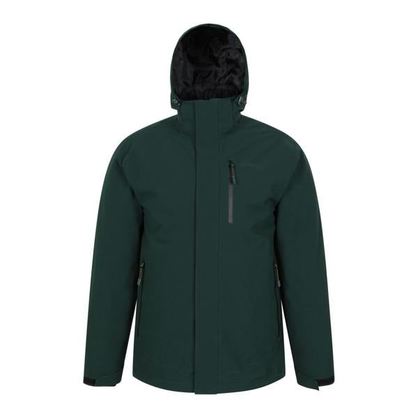 Mountain Warehouse Mens Sycamore 3 in 1 Waterproof Jacket - Dark Green