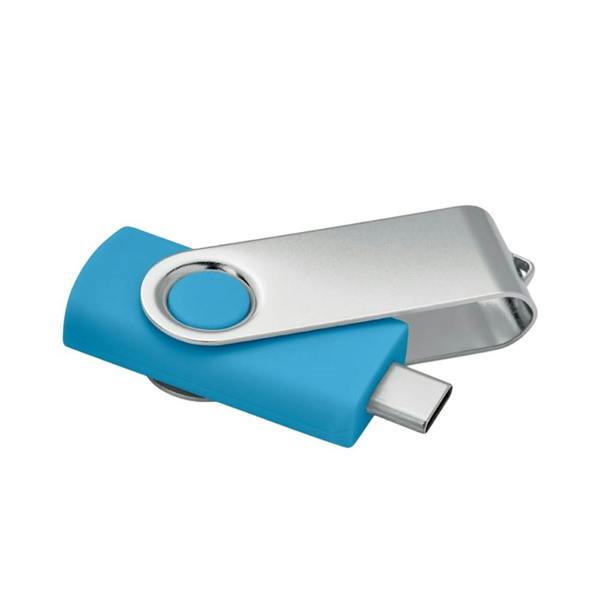 MidOcean Colodri USB Flash Drive - Turquoise - 