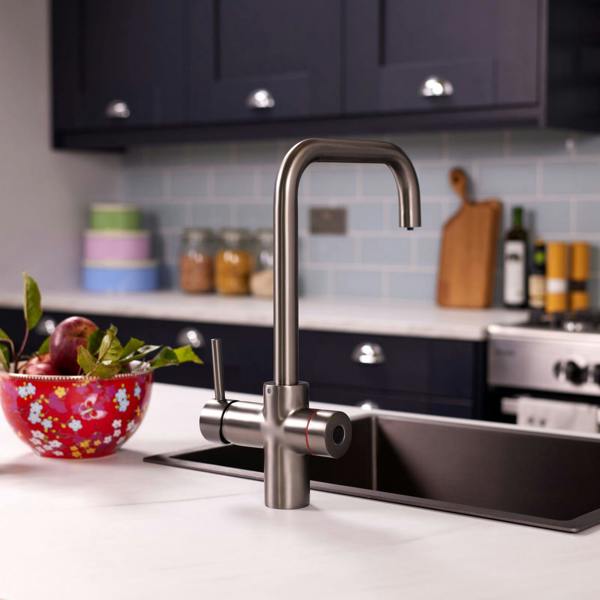 Impromta 3 in 1 Biometric Boiling Water Tap | Gun Metal Finish