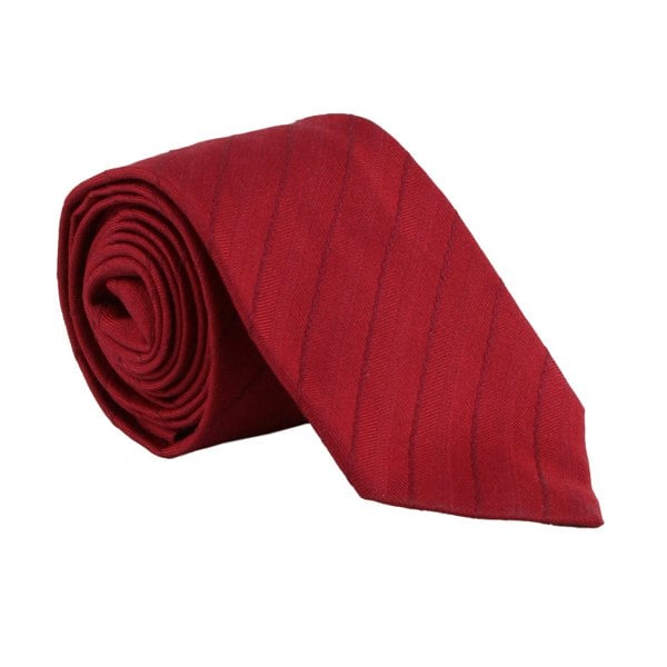Dunhill luxurious silk tie in a monochrome herringbone pattern
