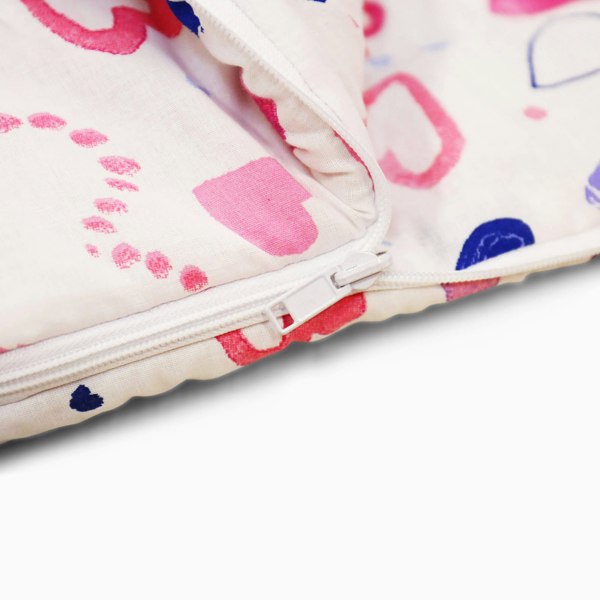 Hearts Sleeping Bag - Happy Linen Company