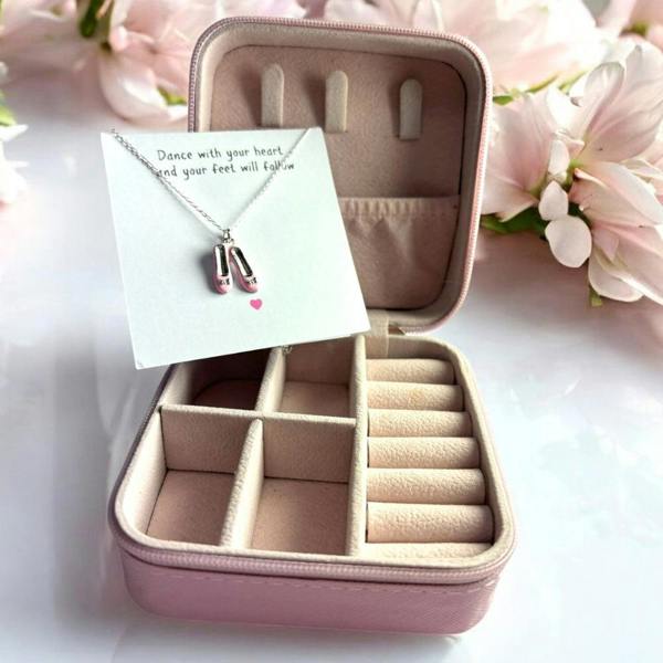 Aye Do Gifts Ballet Shoes Necklace & Jewellery Box Gift