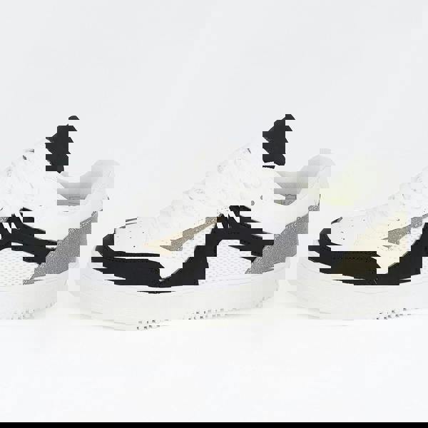 Brave Soul White Faux Leather Trainers - White Image 4