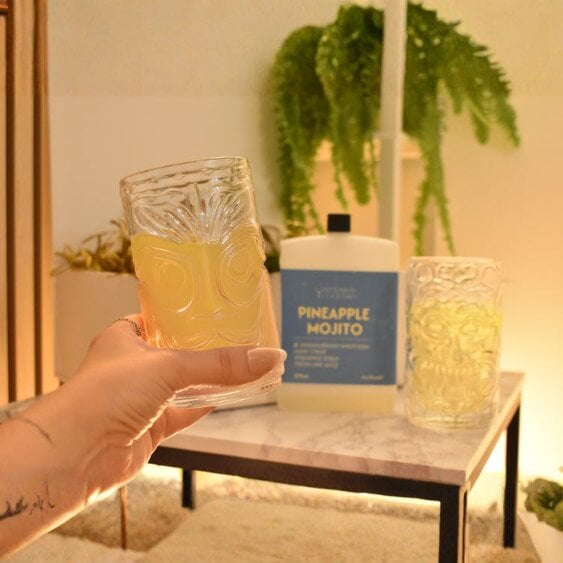 Letterbox Cocktails Pineapple Mojito Mini Cocktail | Premium Letterbox Cocktail Gift (100ml)