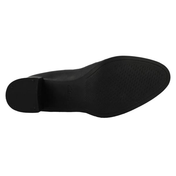 Clarks Ladies Clarks Slip On Block Heeled Court Shoes Freva55 Court