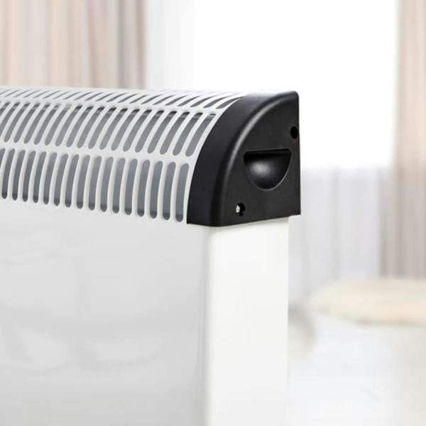 Dyzi 2000W Convector Heater 3 Heat Settings Adjustable Thermostat White