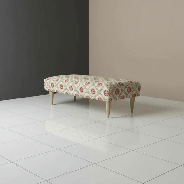 Elegant Hallway Ottoman Non - Storage Bench with Stitched Top – Premium Designer Footstool - ISTOOLS