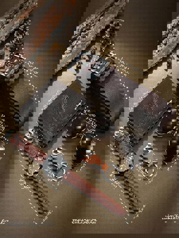 smartbies Men's 5-in-1 Luxury Gift Set: Watch, Glasses, Pen, Keychain, Belt, Purse - Perfect Gift for Men Professional & Stylish Men