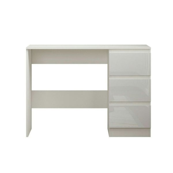 carlton Dressing Table 3 drawer gloss white