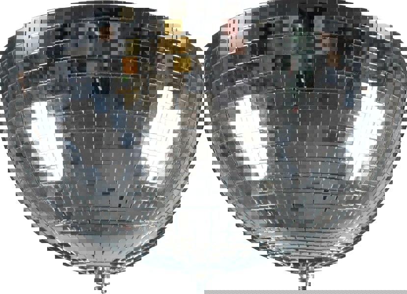 FX Lab Half Mirror Ball with Built In Motor