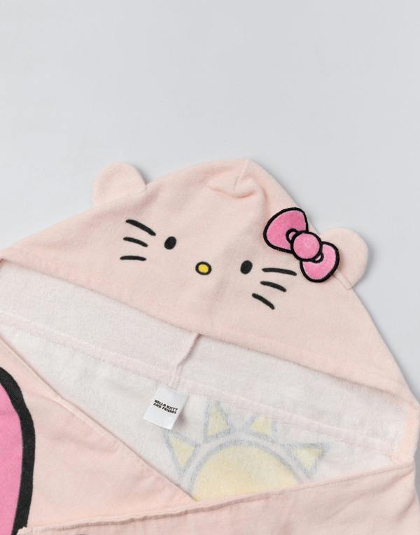 Vanilla Underground Hello Kitty & Friends Girls Pink Sunshine Poncho Towel (One Size)