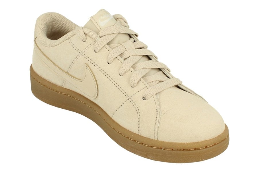 Nike Womens Court Royale 2 Suede Trainers Cz0218  100 - Light Orewood Brown 100 - Photo 3