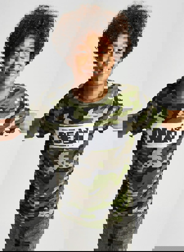 Beat Boyz Club Freestyle T-Shirt - Khaki Camo