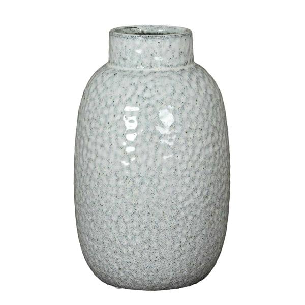Hill Interiors Cairn Dimple Vase - White - 