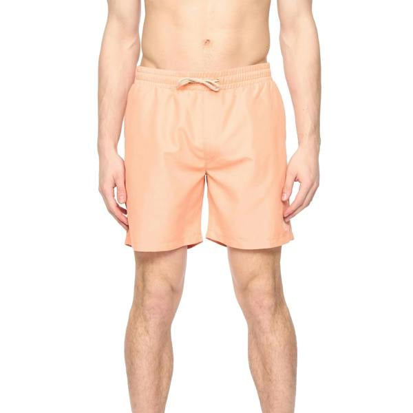 Crosshatch Mens Wabasso Swim Shorts - Coral - 