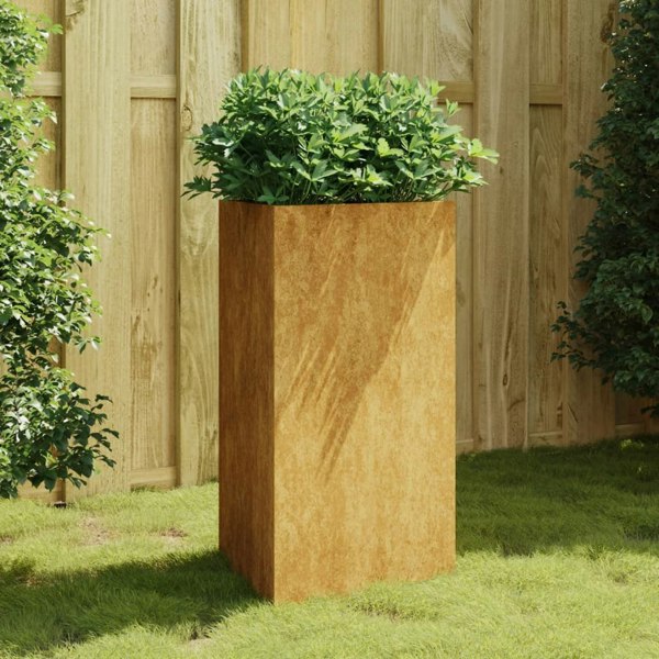 Berkfield Garden Planter 50x43x75 cm Corten Steel