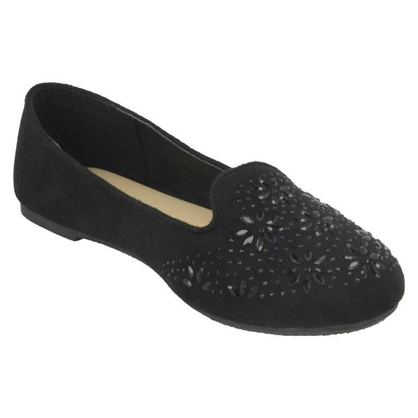 Spot On Girls Spot On Flat Slipper Cut Ballerinas H2441