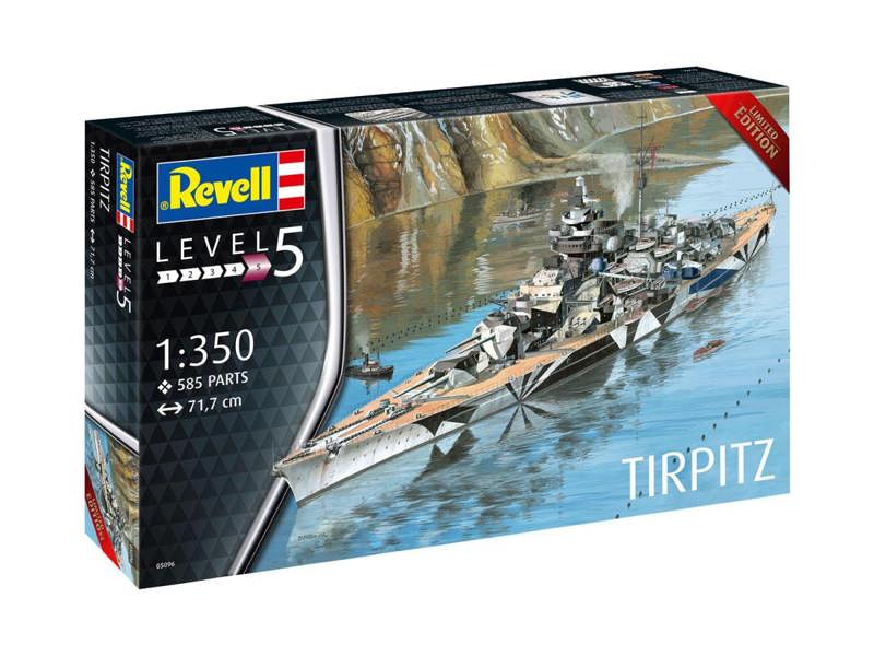 Revell German Battleship WWII Tirpitz (1:350 Scale)