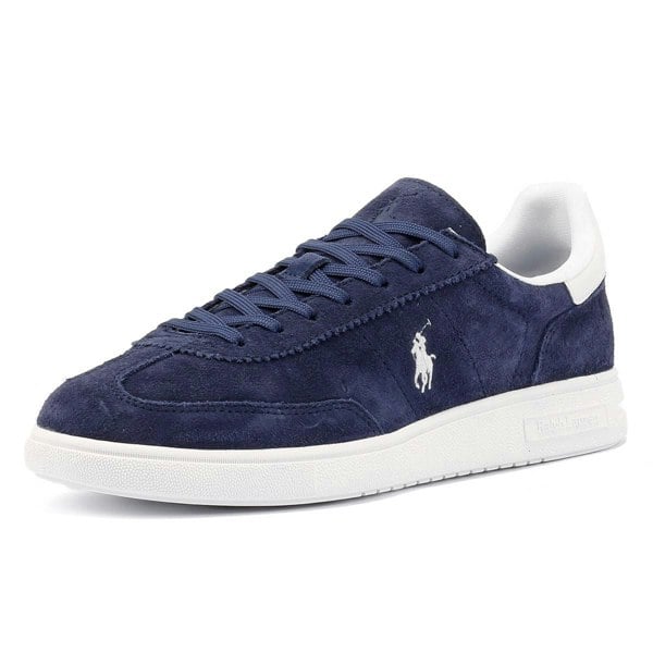 Ralph Lauren - 809961180002 Mens Bedford Suede Navy/White