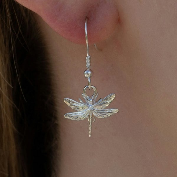 Mylee London Dragonfly Silver Earrings